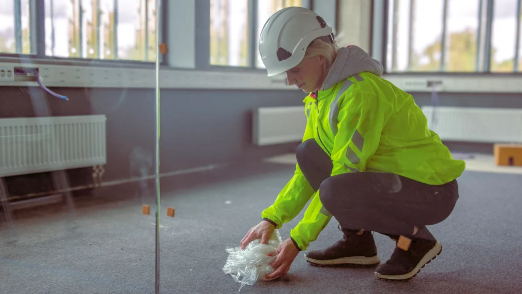 Foto Catpop teostatud ehitusjärgsest koristusteenusest