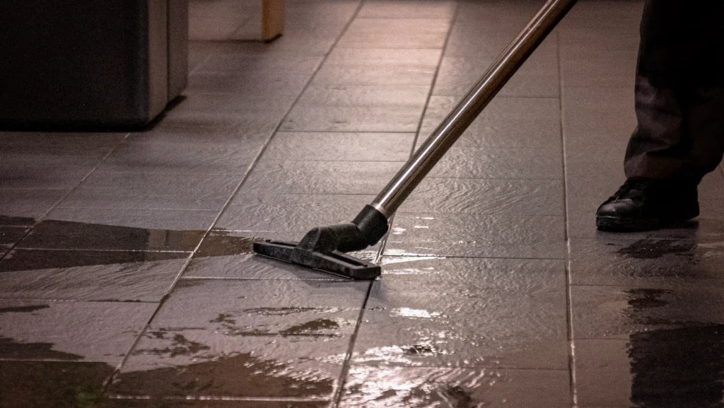 Foto Catpop teostatud kivipõranda märgpesust